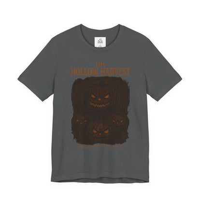 Halloween Themed Unisex Jersey Tee, Spooky Pumpkin Shirt, Fall Fashion Tee, Harvest Festival Shirt, Halloween Gift Idea