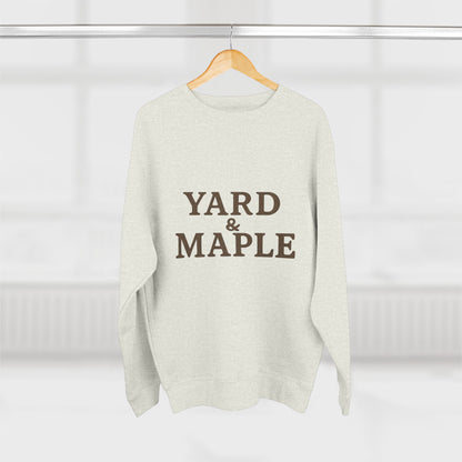 Cozy Yard & Maple Sweatshirt | Unisex Crewneck Style, Perfect for Fall, Thanksgiving, Casual Wear, Gift Idea