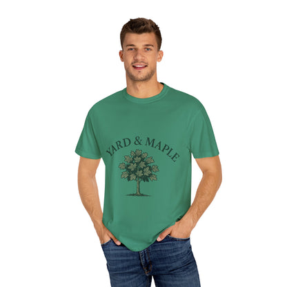Yard & Maple Garment-Dyed T-Shirt for Nature Lovers, Comfortable Unisex Tee, Perfect for Casual Outings, Gifts for Tree Enthusiasts, [...]