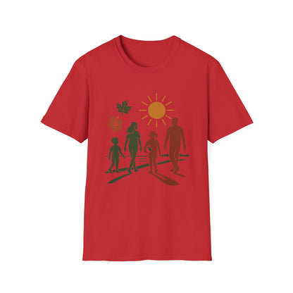 Family Beach Day Unisex T-Shirt, Summer Tee, Vacation Shirt, Outdoor Fun Top, Gift for Dad, Mom, Kids