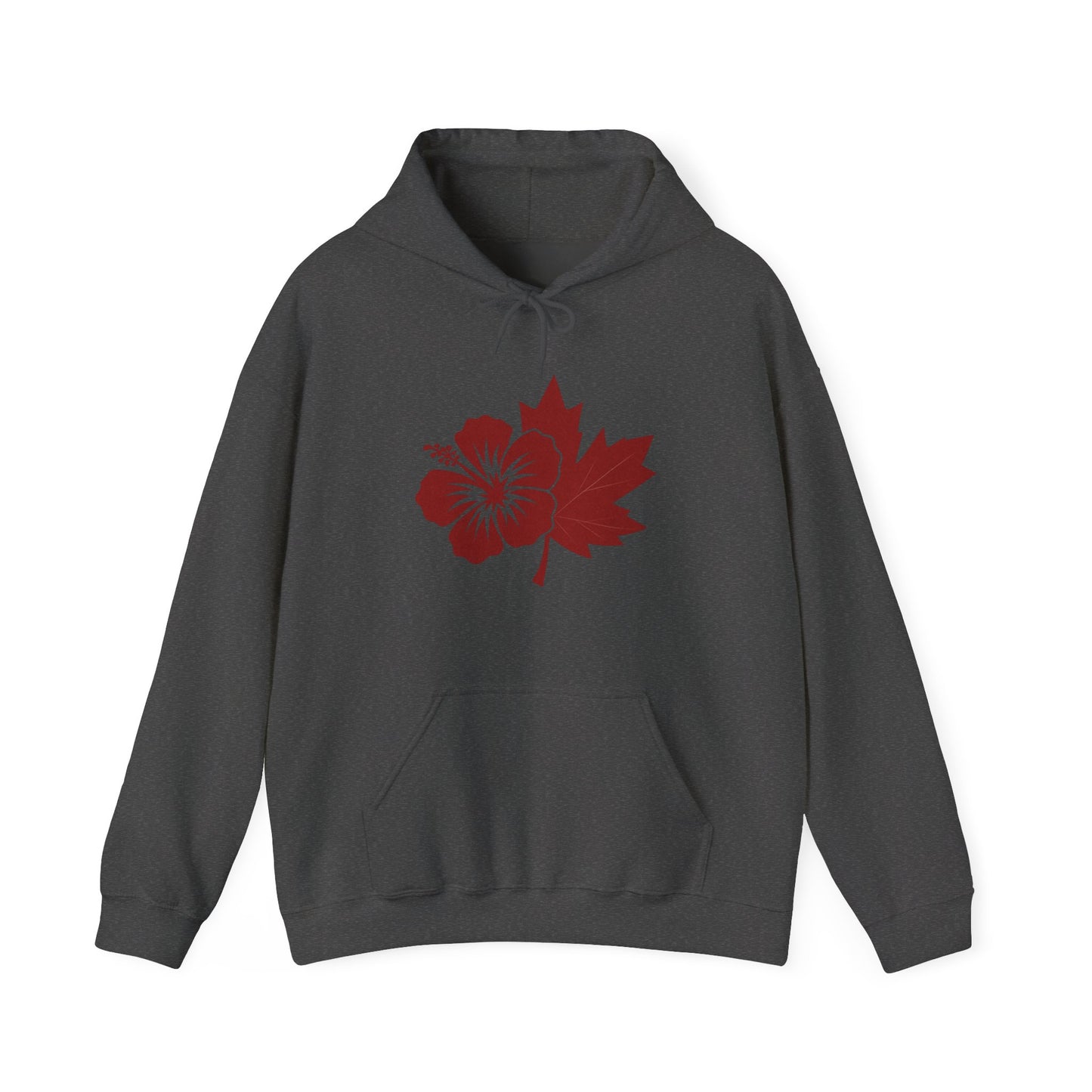 Maple & Hibiscus Hoodie — Yard & Maple Logo Cozy Pullover
