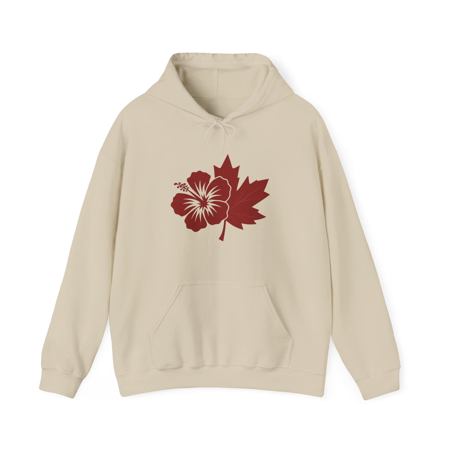 Maple & Hibiscus Hoodie — Yard & Maple Logo Cozy Pullover