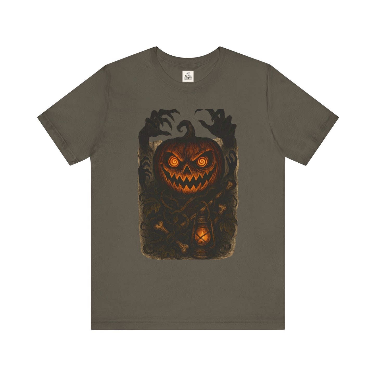 Halloween Pumpkin Tee, Unisex Jersey Short Sleeve Shirt, Fall Festival Apparel, Spooky T-Shirt, Trick or Treat Gift, Autumn Vibes