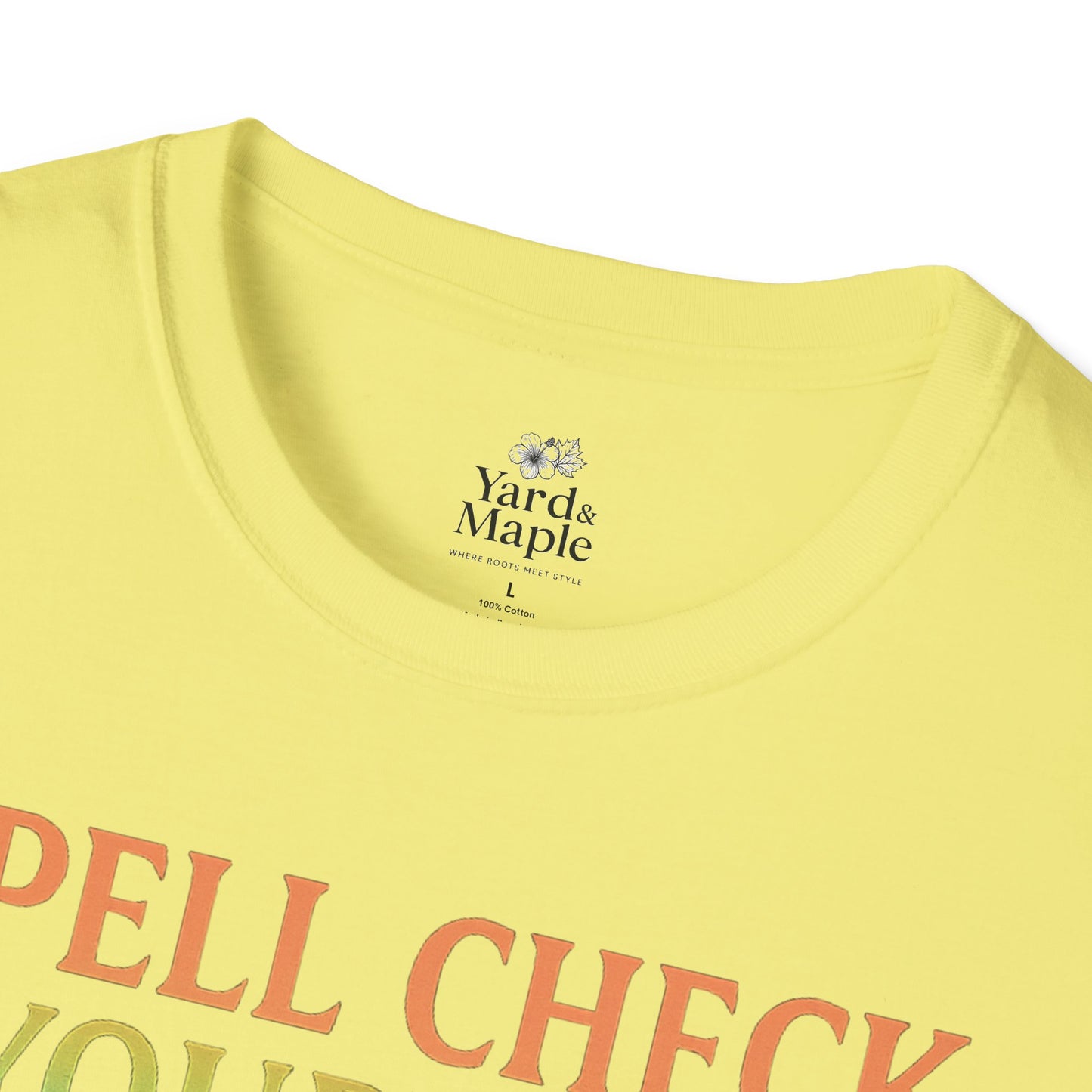 Spell Check Yourself Witchy T-Shirt, Fun Graphic Tee for Witch Lovers, Halloween Shirt, Cozy Casual Wear, Unisex Softstyle Tee