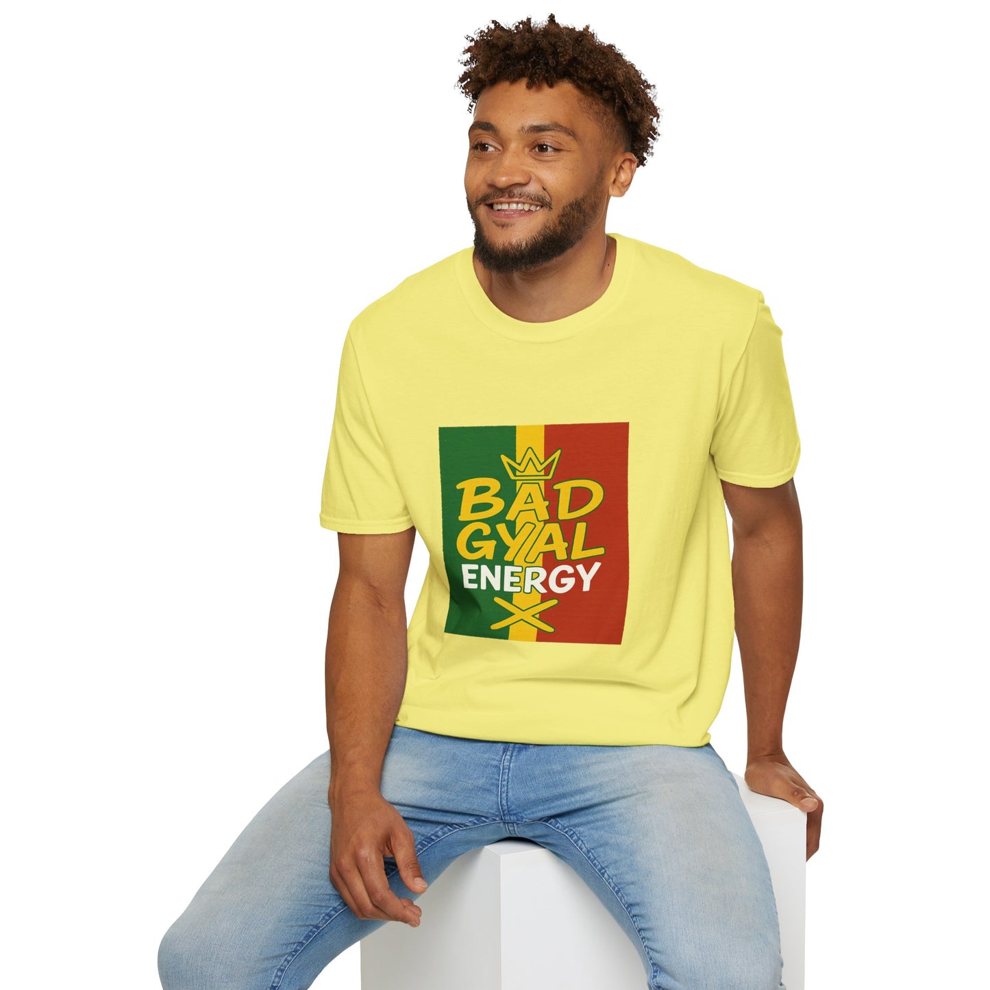 Rasta Vibes T-Shirt | Bad Gyal Energy | Unisex Graphic Tee, Casual Wear, Festival Apparel, Gift for Him/Her, Summer Style