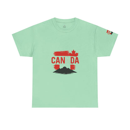 Canada Graphic Tee, Unisex Cotton Shirt, Canada Pride Apparel, Travel Souvenir Gift, Canadian Heritage Clothing