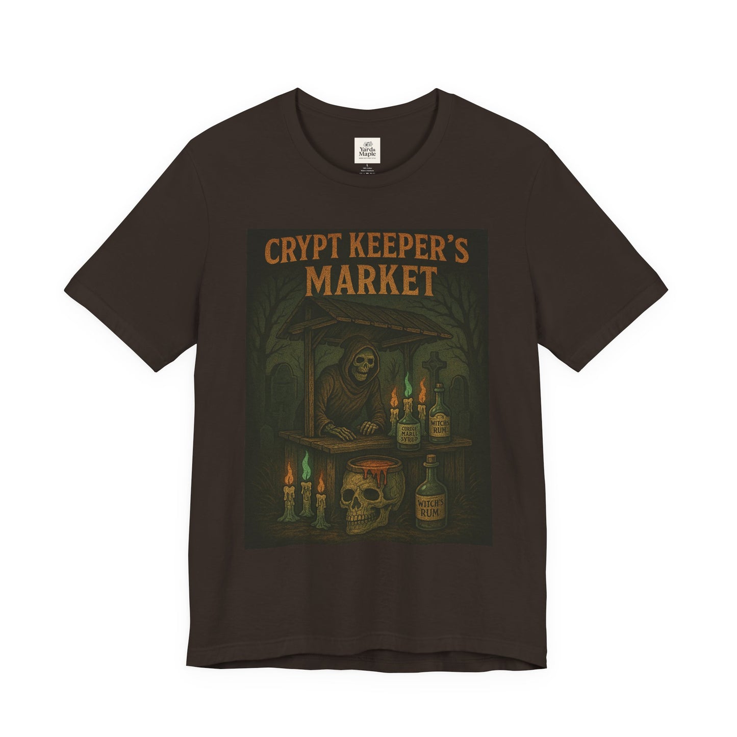 Crypt Keeper's Market Tee, Unisex Halloween Shirt, Spooky Graphic T-Shirt, Perfect for Horror Fans, Alternative Summer Clothing, [...]