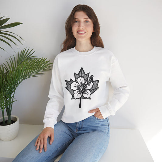 Hibiscus Maple Crewneck Sweatshirt