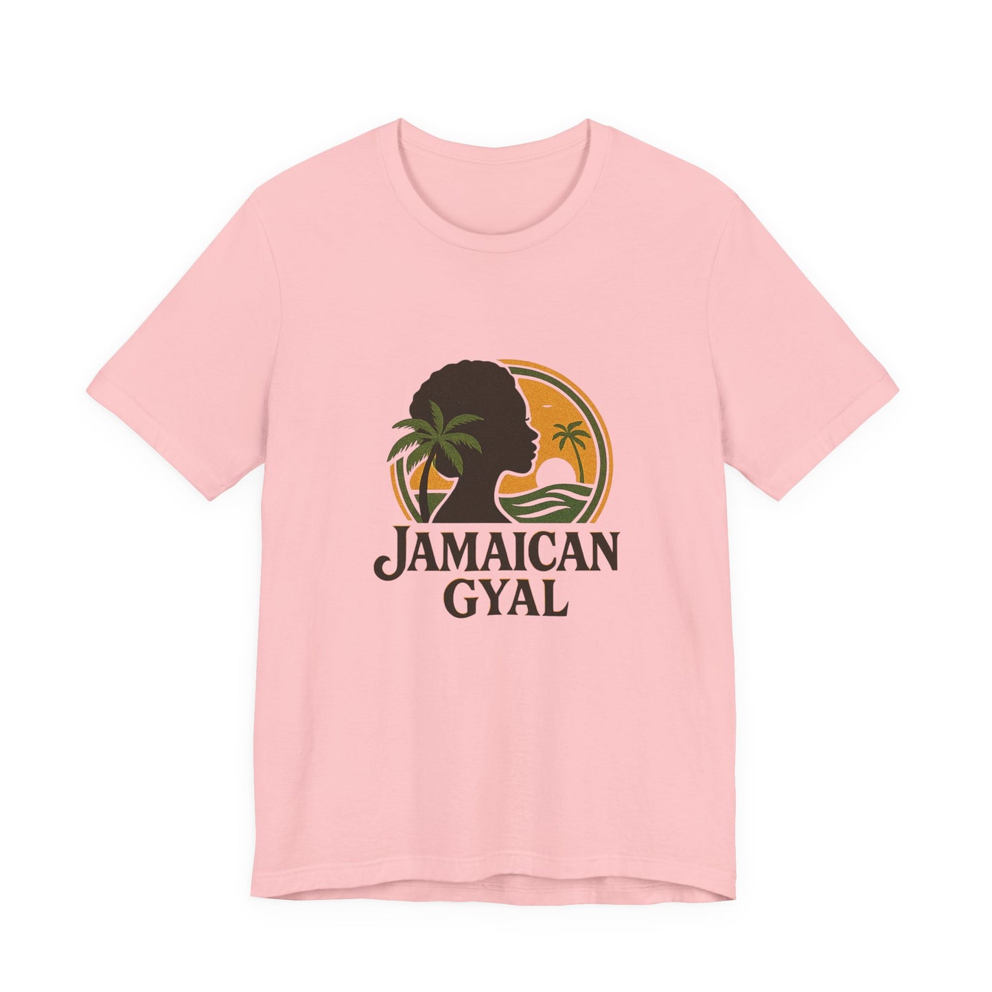 Jamaican Gyal Tee, Caribbean Vibe T-Shirt, Unisex Summer Shirt, Gift for Her, Tropical Style Apparel