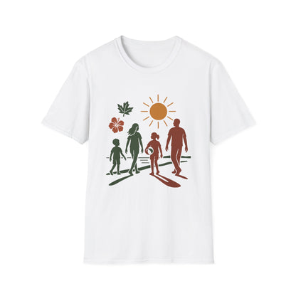 Family Beach Day Unisex T-Shirt, Summer Tee, Vacation Shirt, Outdoor Fun Top, Gift for Dad, Mom, Kids