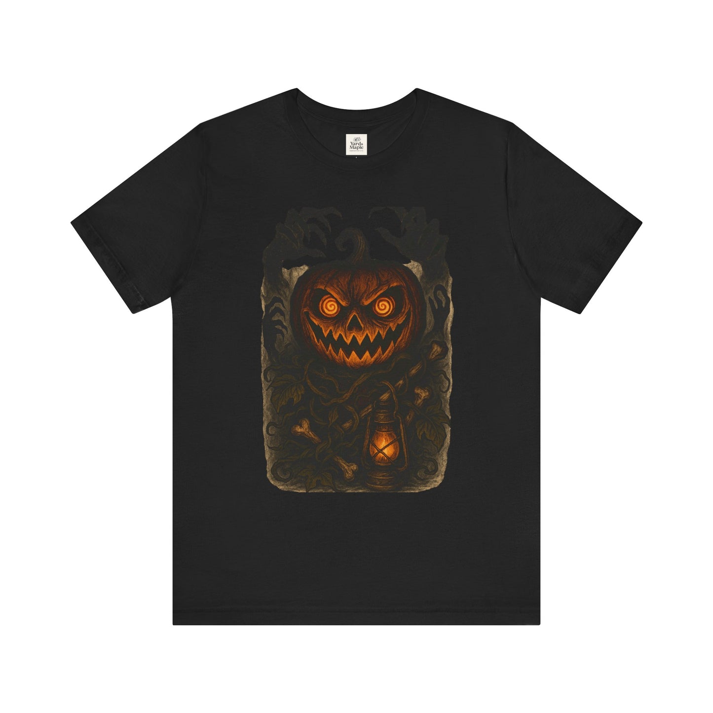 Halloween Pumpkin Tee, Unisex Jersey Short Sleeve Shirt, Fall Festival Apparel, Spooky T-Shirt, Trick or Treat Gift, Autumn Vibes