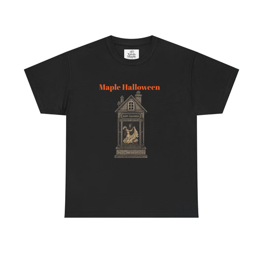 Halloween Graphic Tee, Spooky Season Shirt, Maple Halloween T-Shirt, Unisex Cotton Tee, Fall Fashion Top, Holiday Gift