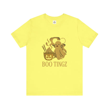 Spooky Ghost 'Boo Tingz' Tee for Halloween Fun