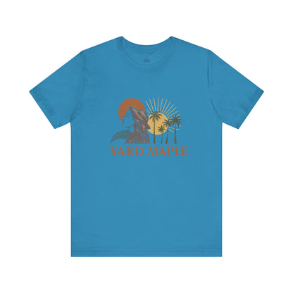 Yard Maple Graphic Tee, Casual Summer Shirt, Nature Lover Gift, Eco-Friendly Apparel, Beach Vibes Tee, Unique Unisex Apparel