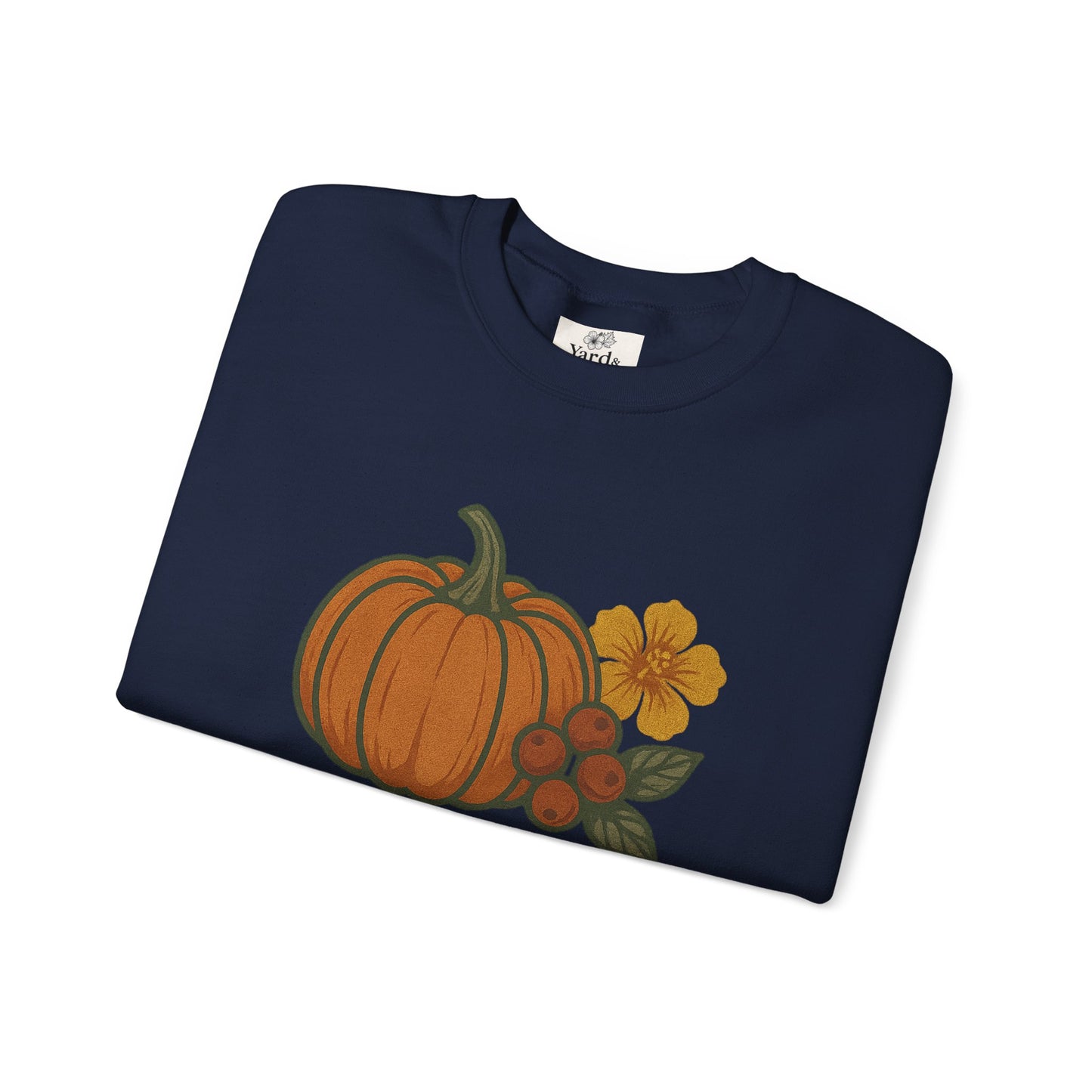 Pumpkin & Pimento Crewneck Sweatshirt, Cozy Fall Sweatshirt, Unisex Autumn Apparel, Thanksgiving Gift, Seasonal Fashion