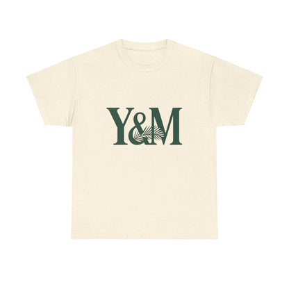 Unisex Heavy Cotton Tee with Y&M Design - Trendy Casual Wear, Gift for Friends, Comfortable Streetwear, Perfect for Any Occasion, [...]