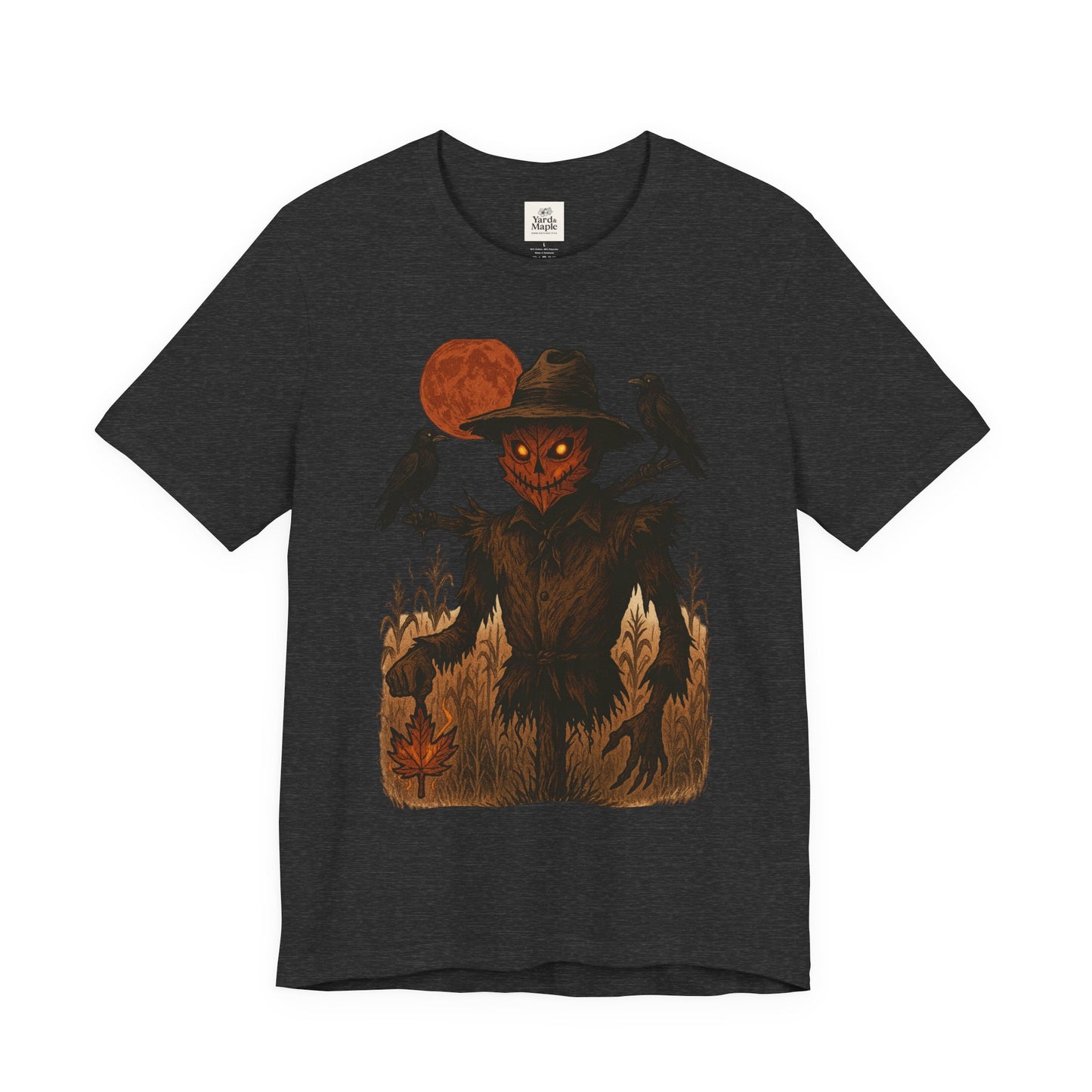 Spooky Scarecrow Graphic Tee | Unisex Halloween Shirt, Fall Fashion, Halloween Costume Tee, Scary Tee, Gift for Horror Lovers