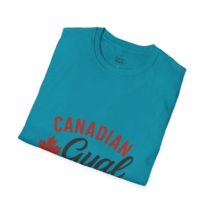 Canada Pride T-Shirt, Canadian Gyal Graphic Tee, Unisex T-Shirt for Her, Canada Day Gift, Maple Leaf Apparel