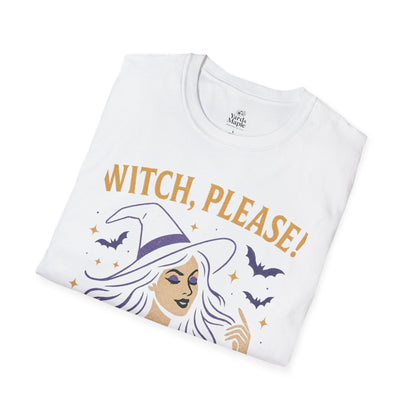 Witch Please Glam T-Shirt, Halloween Costume, Celestial T-Shirt, Gift for Her, Witchy Vibes, Boho Tee, Spooky Season Wear
