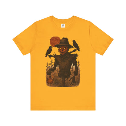 Spooky Scarecrow Graphic Tee | Unisex Halloween Shirt, Fall Fashion, Halloween Costume Tee, Scary Tee, Gift for Horror Lovers