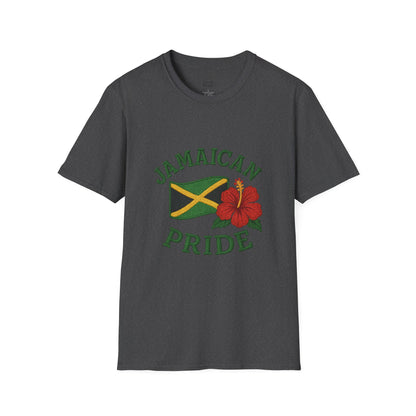 Jamaican Pride T-Shirt, Unisex Softstyle Tee, Tropical Vacation Shirt, Caribbean Pride Apparel, Festival and Celebration Wear