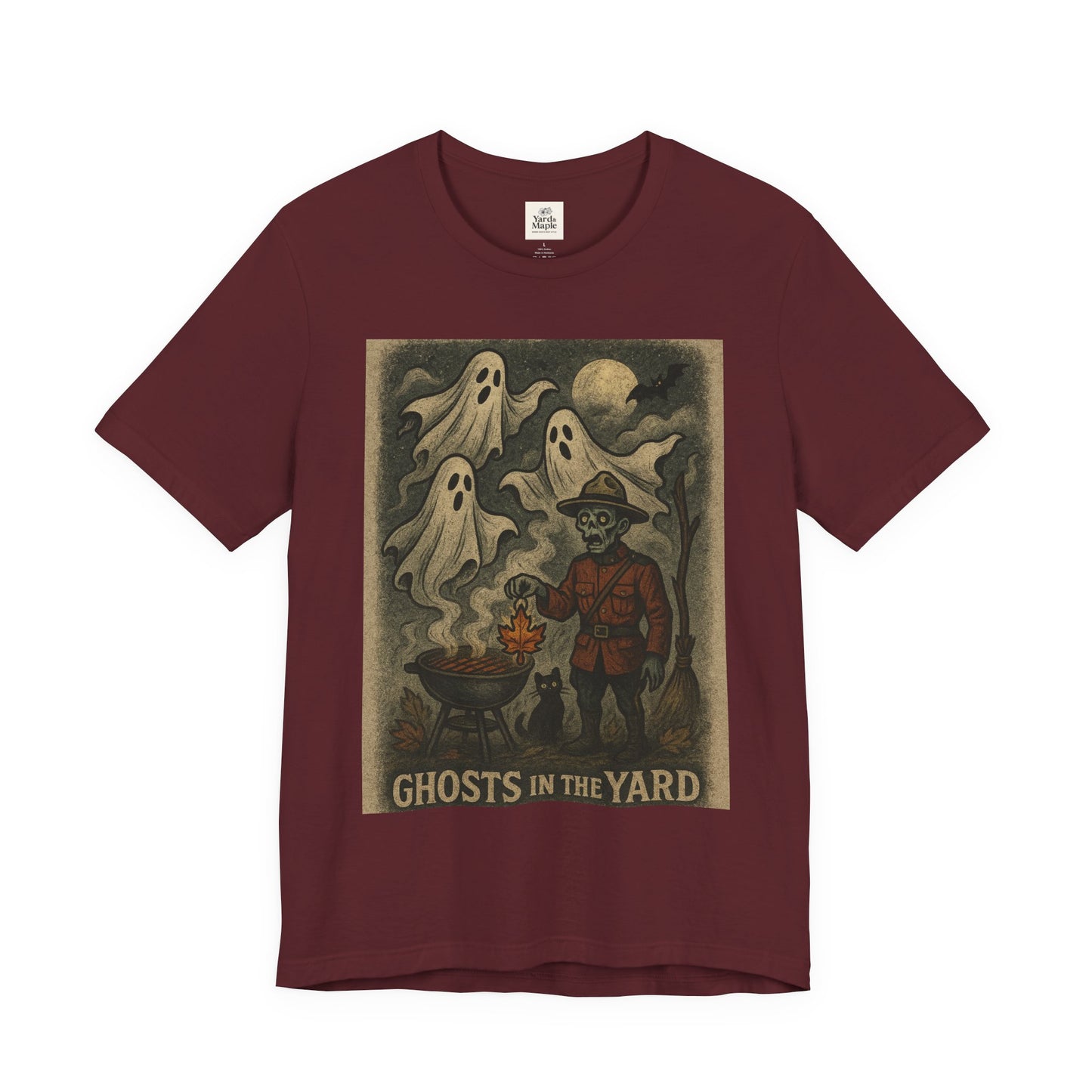 Ghosts in the Yard Tee, Unisex Short Sleeve Tee, Spooky Halloween Shirt, Ghost Graphic T-Shirt, Fun Casual Wear, Unique Gift Idea, [...]