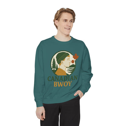 Canadian Bwoy Sweatshirt, Unisex Cozy Apparel, Gift for Canada Day, Casual Streetwear, Nature Lover Sweatshirt, Fall Fashion