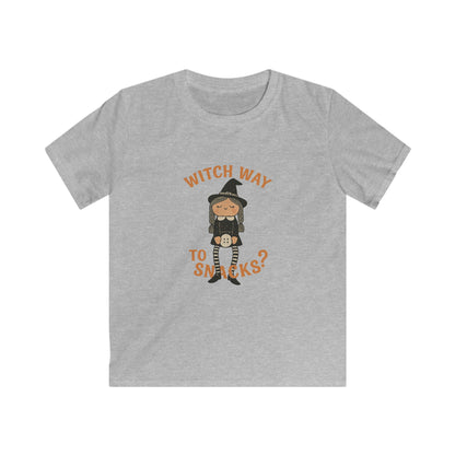 Kids Halloween T-Shirt, Fun Witch Tee for Boys and Girls, Perfect for Trick or Treating, Halloween Party, Cute Kids Apparel