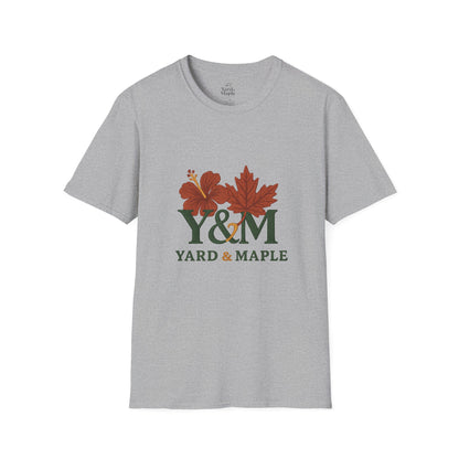 Yard & Maple Floral Unisex T-Shirt, Casual Tee, Nature Lover Gift, Spring Fashion, Graphic Shirt, Eco-Friendly Apparel