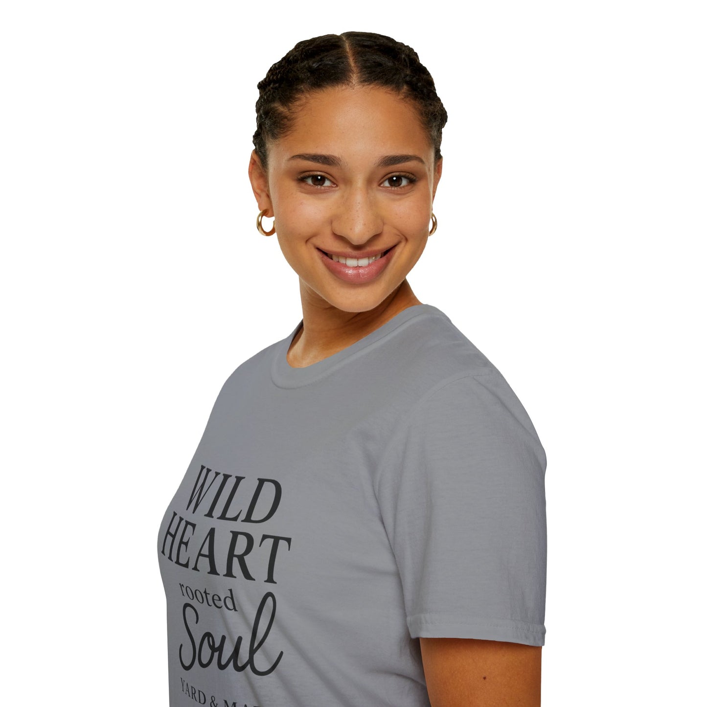 Wild Heart Unisex Softstyle T-Shirt | Inspirational Tee, Gift for Nature Lovers, Casual Wear, Birthday Gift, Boho Style