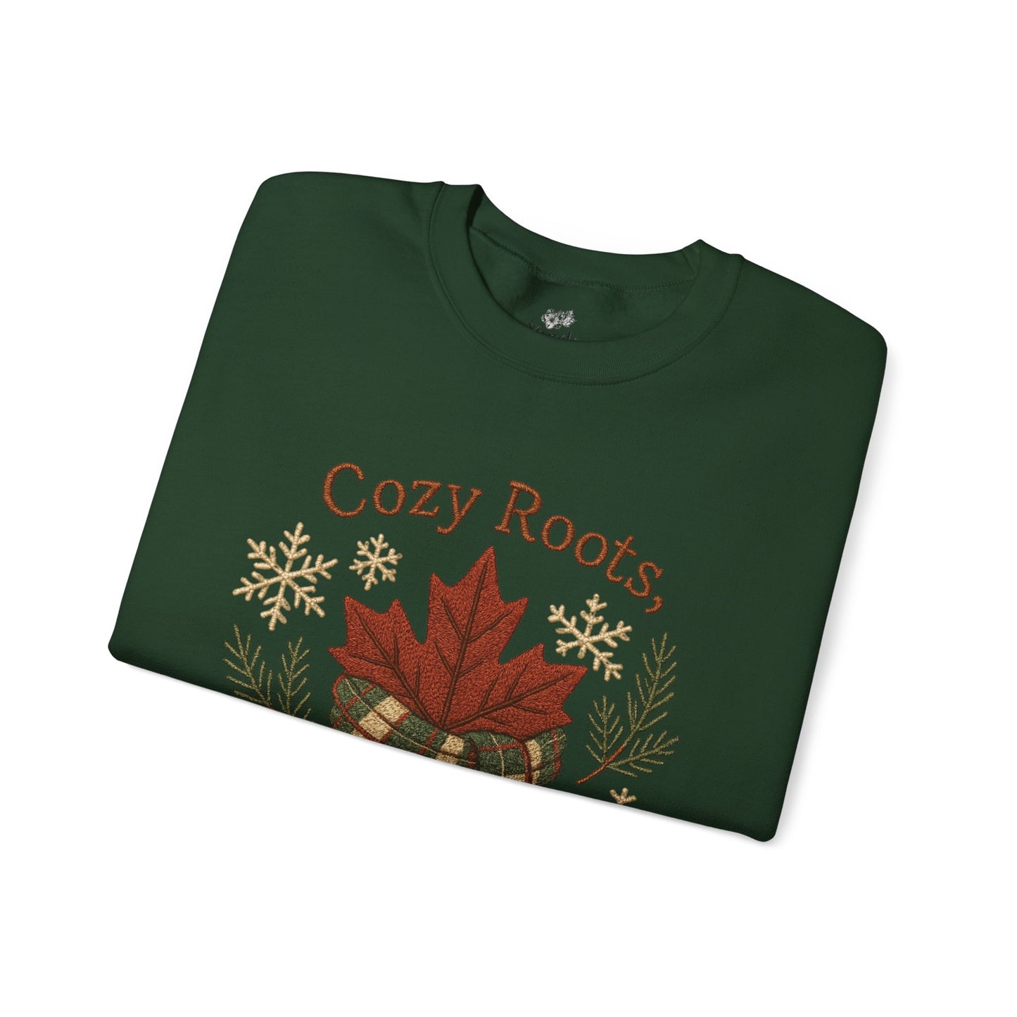 Cozy Roots Crewneck Sweatshirt: Warm Hearts Gift, Fall Fashion, Winter Apparel, Unisex Sweatshirt, Holiday Sweater