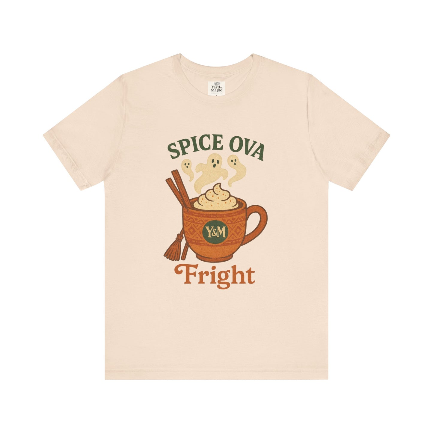 Spice Ova Fright Unisex Short Sleeve Tee | Cozy Halloween T-Shirt, Fall Celebration, Pumpkin Spice Vibes, Gift for Pumpkin Lovers, Fun [...]