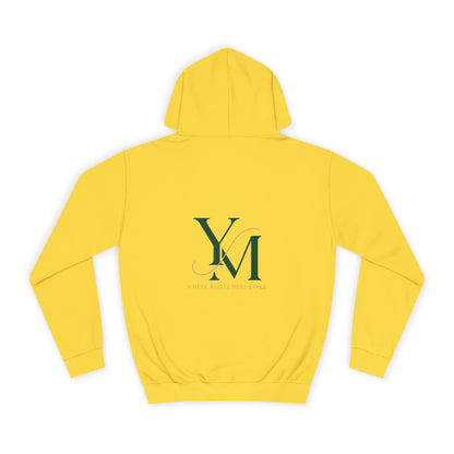 Cozy Unisex College Hoodie - Yard & Maple, Casual Wear, Student Gift, Outdoor Activity Sweater, Fall Fashion