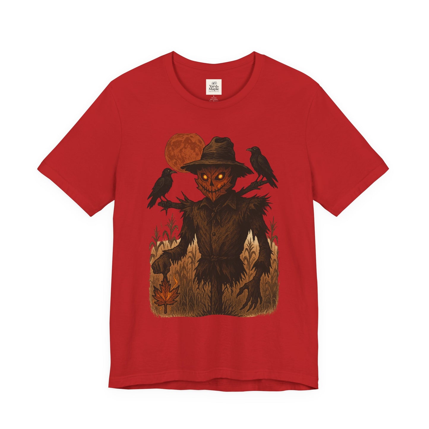 Spooky Scarecrow Graphic Tee | Unisex Halloween Shirt, Fall Fashion, Halloween Costume Tee, Scary Tee, Gift for Horror Lovers