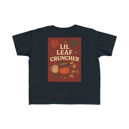 Toddler Fall Tee - Lil Leaf Cruncher Shirt, Autumn Outfit, Thanksgiving Gift, Cute Kids T-Shirt, Seasonal Wear