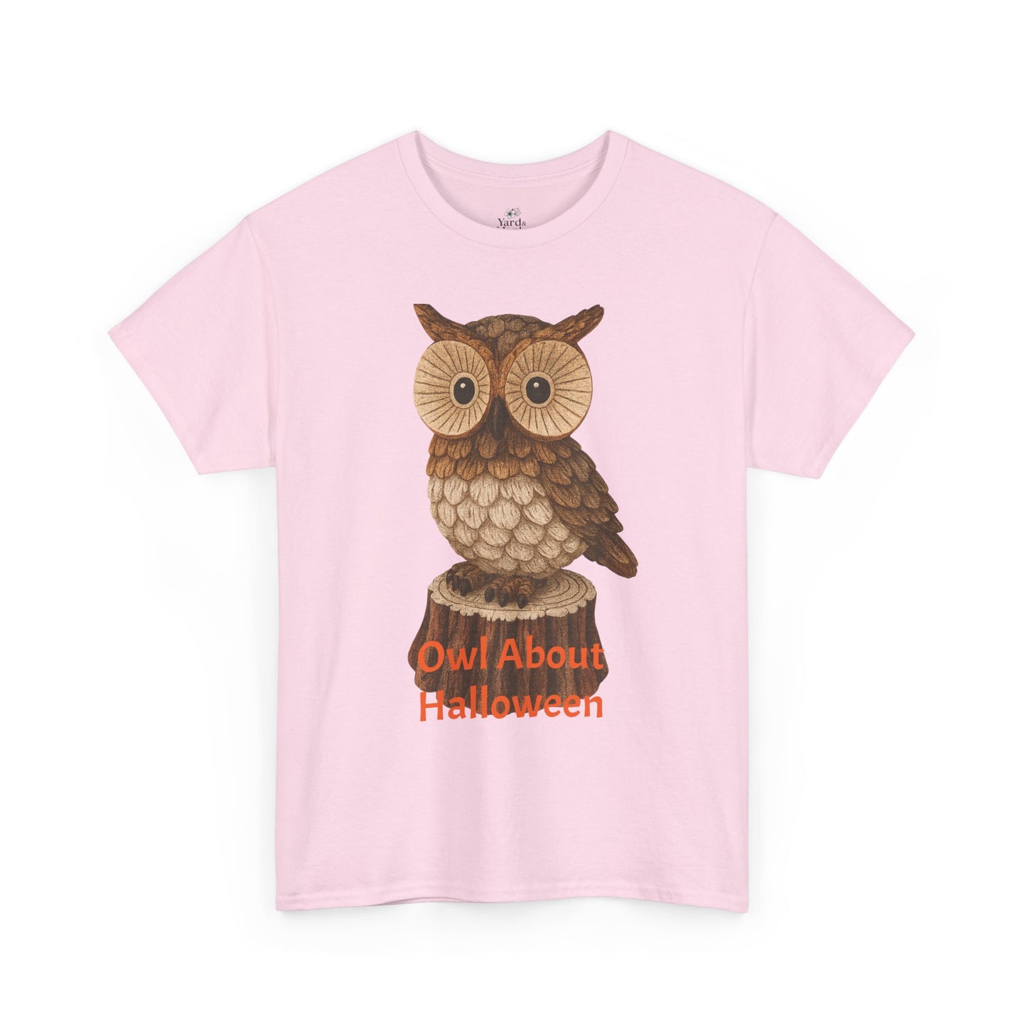 Halloween Owl Tee, Perfect for Fall Celebrations, Unisex Cotton Shirt, Cute Gift for Owl Lovers, Halloween Party Apparel, Fun Autumn Wear
