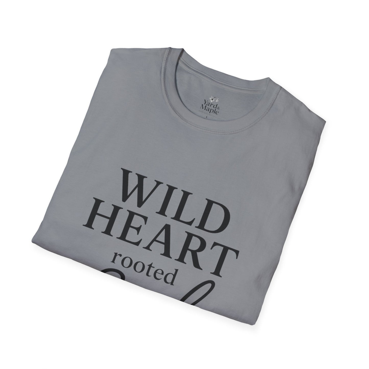 Wild Heart Unisex Softstyle T-Shirt | Inspirational Tee, Gift for Nature Lovers, Casual Wear, Birthday Gift, Boho Style