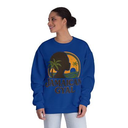 Jamaican Gyal Unisex Sweatshirt, Cozy Crewneck, Gift for Her, Summer Vibes, Casual Fashion Statement