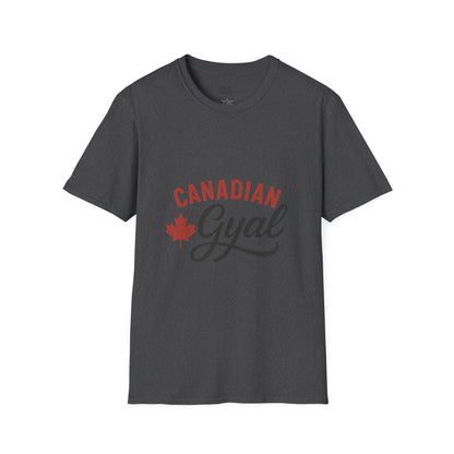 Canada Pride T-Shirt, Canadian Gyal Graphic Tee, Unisex T-Shirt for Her, Canada Day Gift, Maple Leaf Apparel