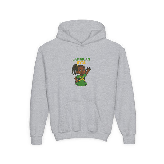 Jamaican Gyal Youth Hoodie, Comfortable Sweatshirt for Kids, Perfect Gift for Birthdays, Holidays, Dance Events, and Celebrations