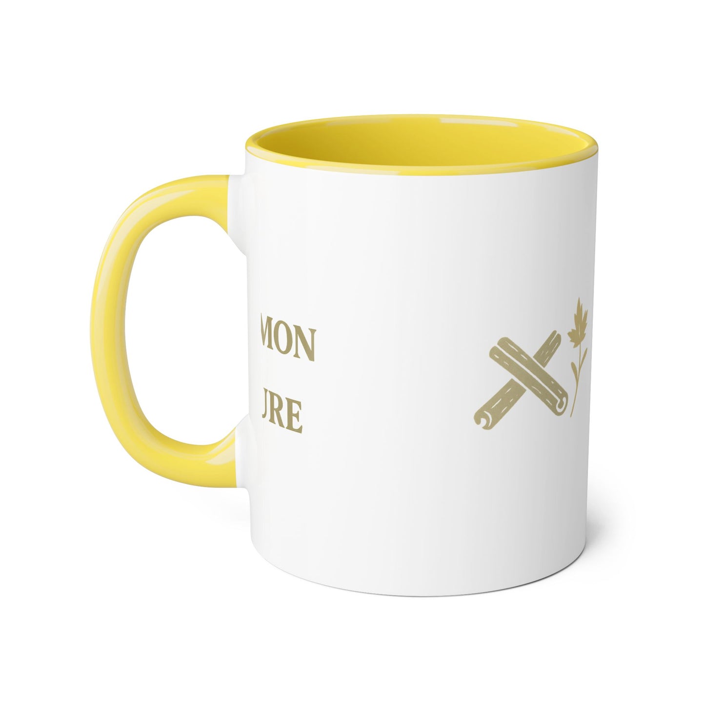 Cinnamon & Culture Accent Mug, Cozy Coffee Cup for Tea Lovers, Perfect Gift for Friends, Coffee Mug for Home, Unique Kitchen Decor
