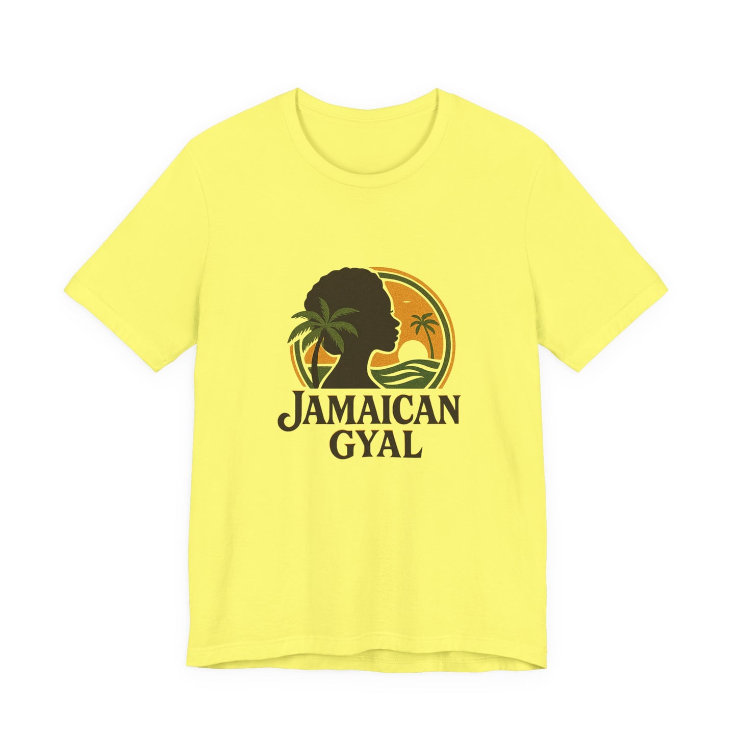 Jamaican Gyal Tee, Caribbean Vibe T-Shirt, Unisex Summer Shirt, Gift for Her, Tropical Style Apparel