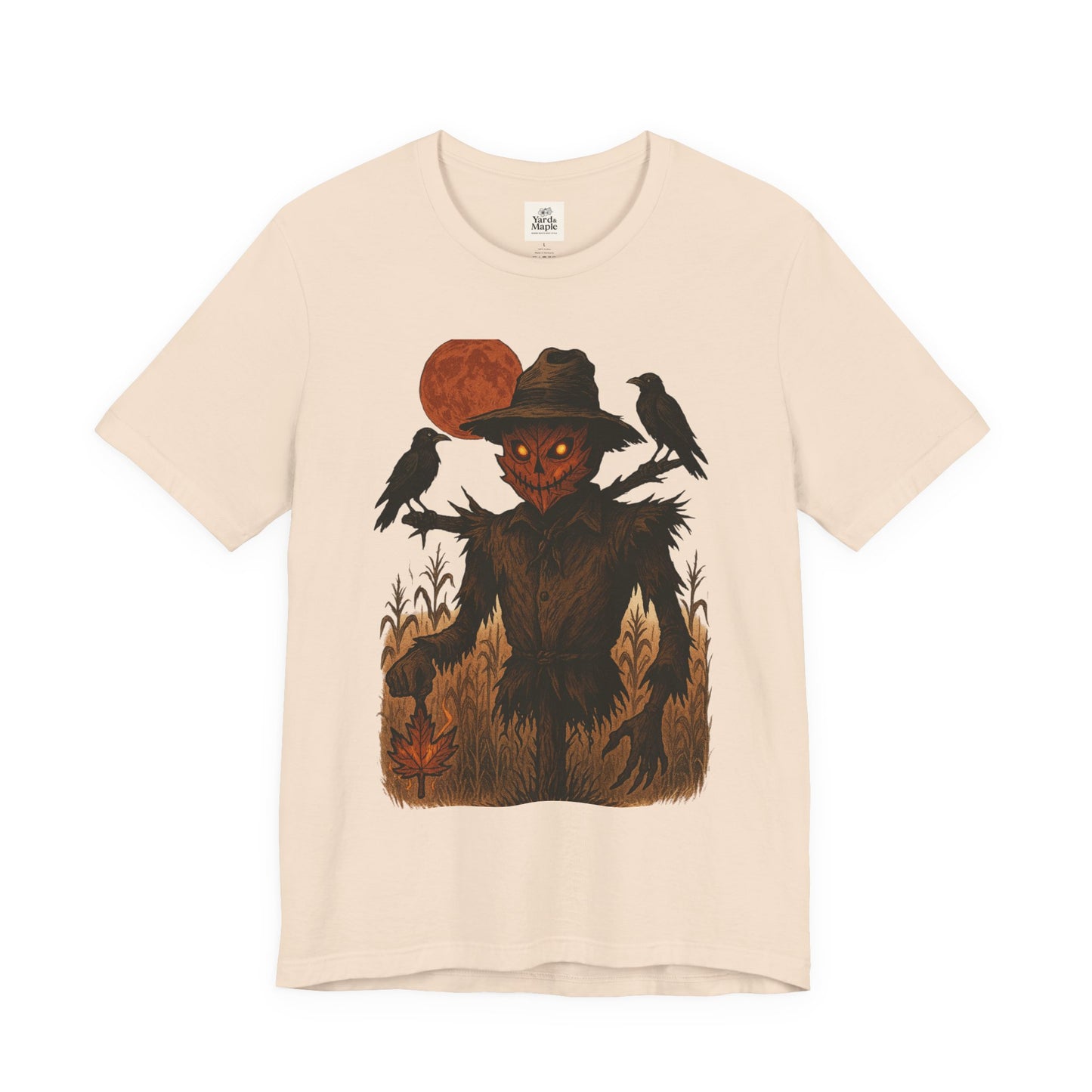 Spooky Scarecrow Graphic Tee | Unisex Halloween Shirt, Fall Fashion, Halloween Costume Tee, Scary Tee, Gift for Horror Lovers