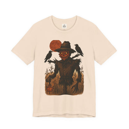 Spooky Scarecrow Graphic Tee | Unisex Halloween Shirt, Fall Fashion, Halloween Costume Tee, Scary Tee, Gift for Horror Lovers