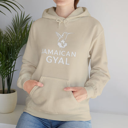 Jamaican Gyal Hoodie — Hummingbird Graphic Jamaican Pride Sweatshirt