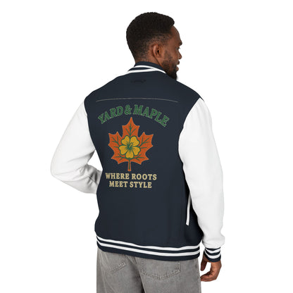 Unisex Heavyweight Letterman Jacket with Oak Leaf Design, Stylish Sports Jacket, Gift for College Students, Casual Attire, Fall [...]