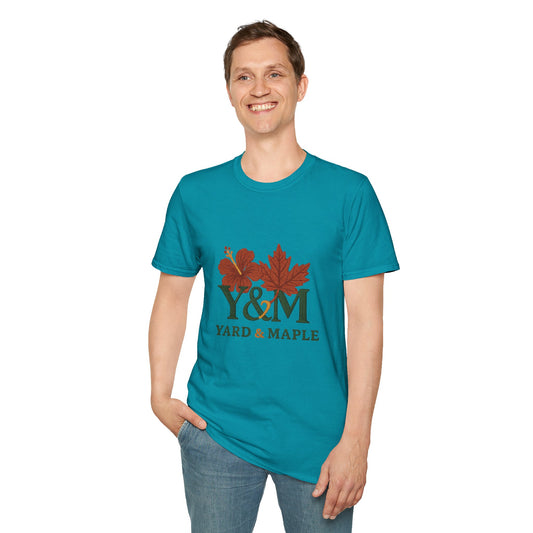 Yard & Maple Floral Unisex T-Shirt, Casual Tee, Nature Lover Gift, Spring Fashion, Graphic Shirt, Eco-Friendly Apparel