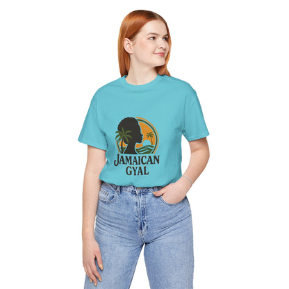 Jamaican Gyal Tee, Caribbean Vibe T-Shirt, Unisex Summer Shirt, Gift for Her, Tropical Style Apparel