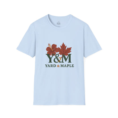 Yard & Maple Floral Unisex T-Shirt, Casual Tee, Nature Lover Gift, Spring Fashion, Graphic Shirt, Eco-Friendly Apparel