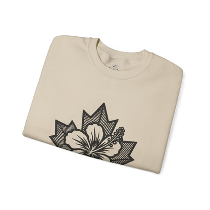 Hibiscus Maple Crewneck Sweatshirt